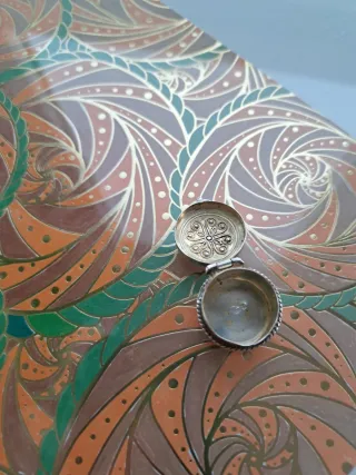 Pastillero de plata antiguo