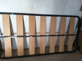 Cama individual de madera 90cm