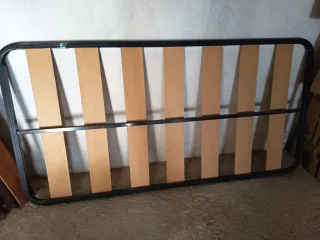 Cama individual de madera 90cm