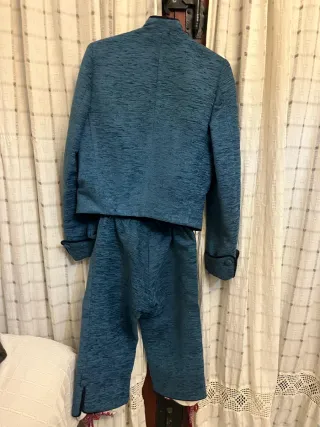 Traje de fallero azul