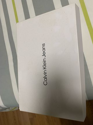 Zapatillas Calvin Klein Jeans Blancas y Grises