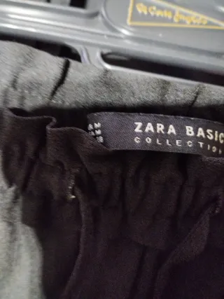 Pantalón fluido Zara negro