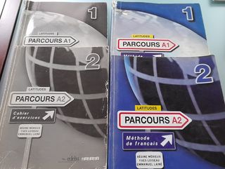 Método de francés, 4 libros niveles A1 & A2