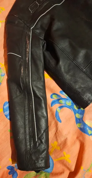 Cazadora de cuero Schott XL->L.