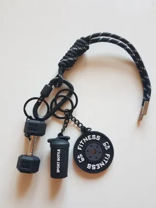 Portachiavi Fitness - Crossfit - Palestra. Pesi shaker