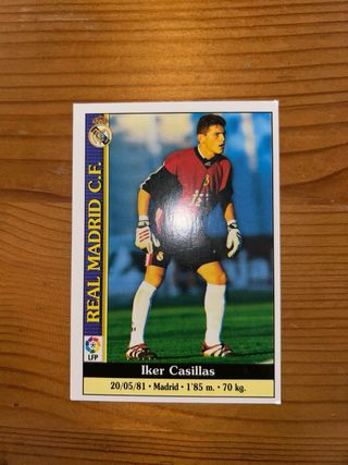 Cromo Iker Casillas rookie
