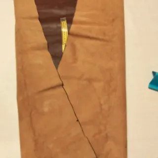 Taglio in vera pelle