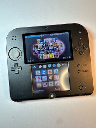 Console Nintendo 2DS Black & Red Custom