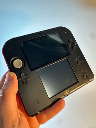Console Nintendo 2DS Black & Red Custom