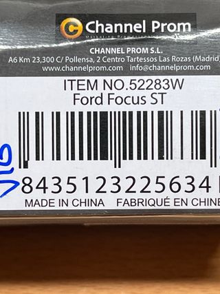 Coche Super 9 Ford Focus ST