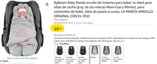 Manta envolvente ByBoom invierno