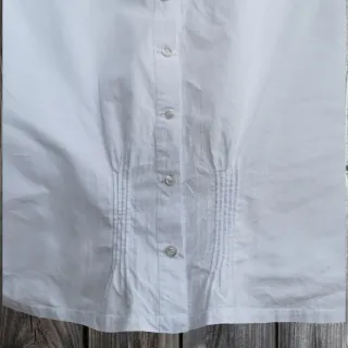 Blusa antigua cubre corsé de encaje y algodón