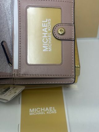 Cartera Michael Kors Jet Set Logo Rosa
