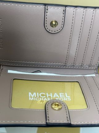 Cartera Michael Kors Jet Set Logo Rosa