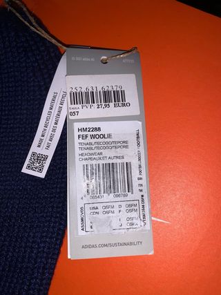 Gorro Sele Española 2022 Adidas Talla Única NUEVO