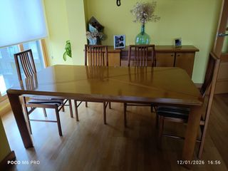 Muebles de salón madera y cristal