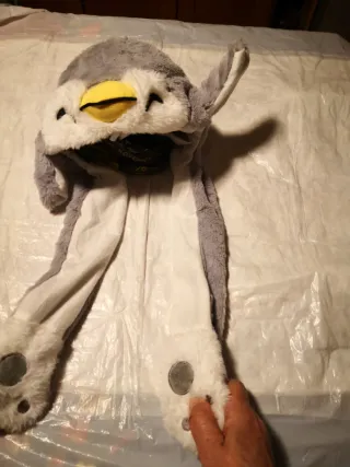 Berretto con orecchie da pinguino