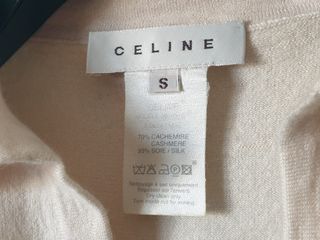 Cardigan Céline Paris Cashmere Seta Beige S