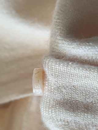 Cardigan Céline Paris Cashmere Seta Beige S