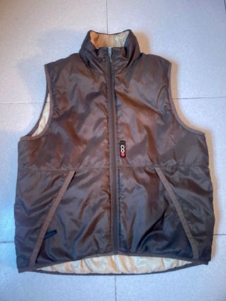 Chaleco Nike beige y marrón hombre