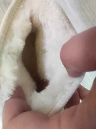 Botines pelo beige nuevos