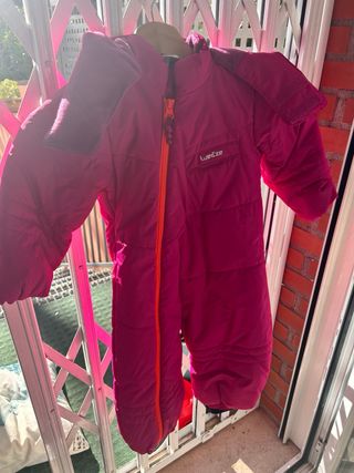 Mono de esquí niña Wedze rosa