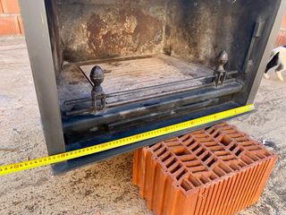 Chimenea de leña, + cenicera + tubos - insert