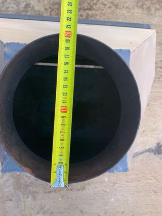 Chimenea de leña, + cenicera + tubos - insert