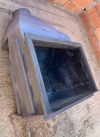 Chimenea de leña, + cenicera + tubos - insert