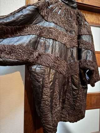 Lote 5 Chaquetas Piel Vintage Marrón OFERTA