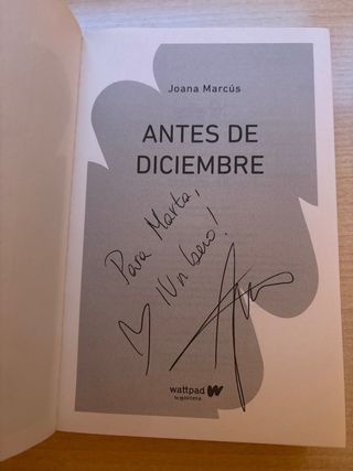 Antes de diciembre (edición revisada por la aut...