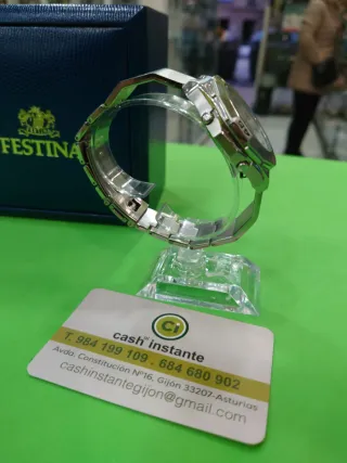 Reloj Festina Falcon 6536 Plata y Blanco