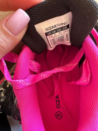 Zapatillas Boomerang Trail Running Rosa