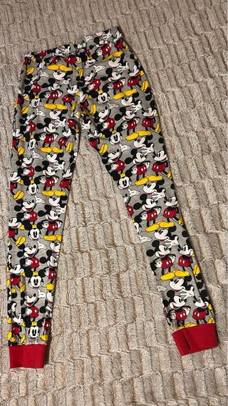 Pijama Mickey Mouse Disney Rojo y Gris