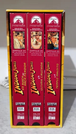 Pack 3 Películas Indiana Jones VHS