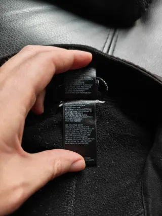 Sudadera The North Face XL Negra Cremallera