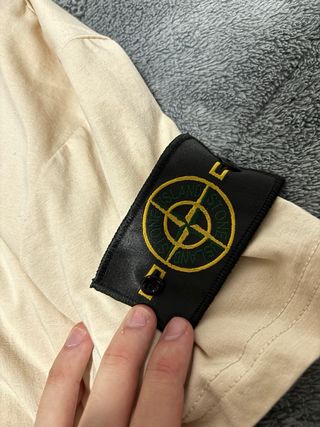 Camiseta Stone Island Beige Talla S