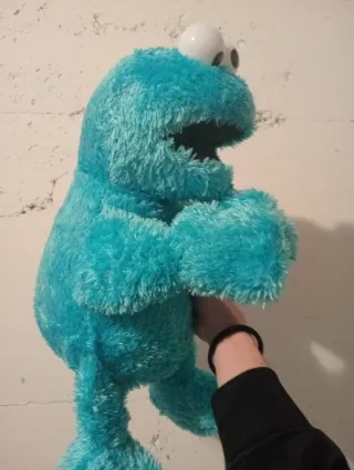 Pupazzo Doraemon + Cookie Monster Muppets disney