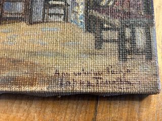 Óleo sobre tela: Habitación Felipe II