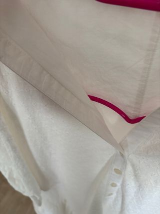 Vestido blanco largo bordado