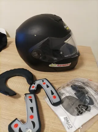 Casco Moto Modular Negro talla M