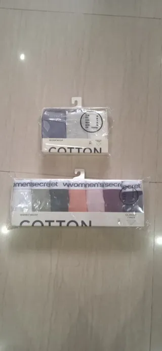 10 Bragas algodón Women's Secret M (2 lotes)