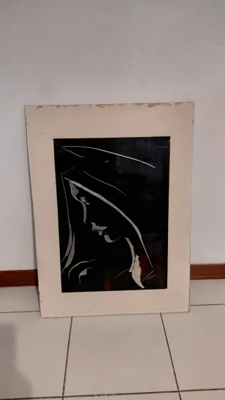 Stampa immagine 60x40 cm primi anni 70