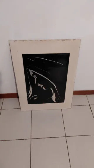 Stampa immagine 60x40 cm primi anni 70