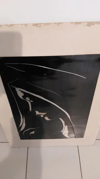 Stampa immagine 60x40 cm primi anni 70