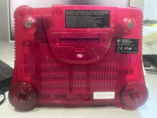 Nintendo 64 Roja Transparente + Mando