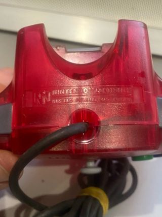 Nintendo 64 Roja Transparente + Mando