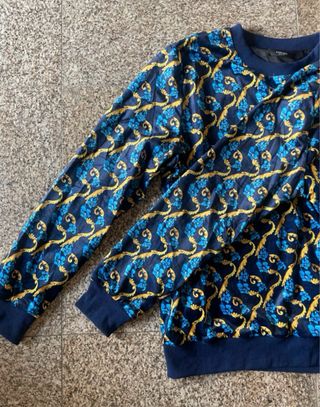 Camisola Versace Azul e Dourada