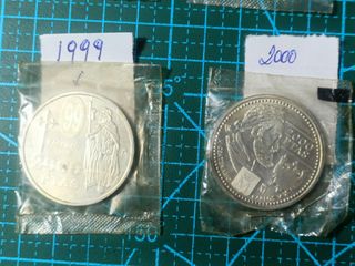 Lote 10 monedas plata 2000 ptas (1994-2001)