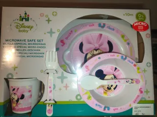 Vajilla Minnie Disney Microondas 10m+